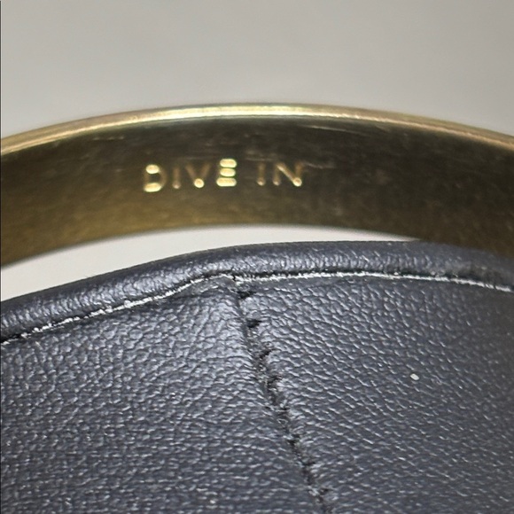 Kate Spade Gold and Aqua Bracelet Tiffany Blue Bangle - Picture 4 of 7